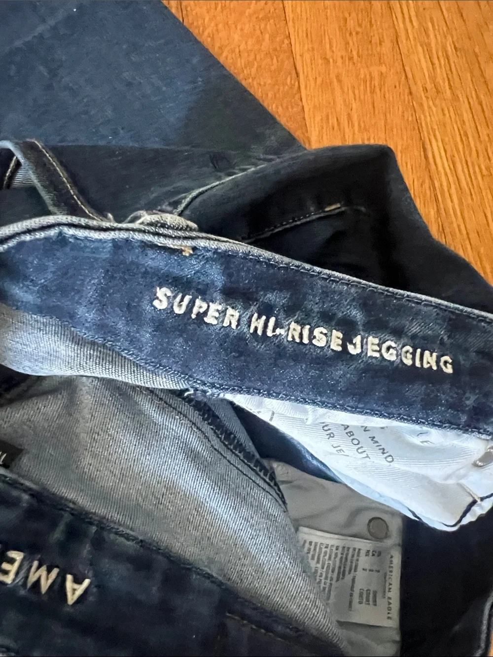 American Eagle Outfitters Dark and Mid Blue Skinny Jeans Duo